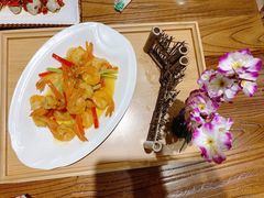 -东来菜馆•手抓海鲜家常菜•海鲜锅贴(鸽子窝店)