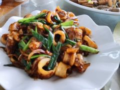 酱爆鱿鱼筒-明记海鲜大排档(巽寮湾店)