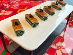 鱼子酱脆皮野菜松板肉-上海滩餐厅(BFC外滩金融中心店)