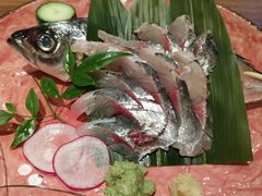 竹荚鱼刺身-纹兵卫手打荞麦面日料(虹桥本店)