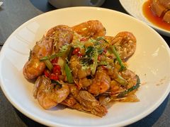25秒芥味油爆罗氏虾-小厨娘金榜题名(夫子庙秦淮河店)