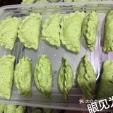 到了清明该做艾青饺子啦！