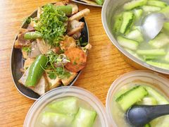 蛋花丝瓜汤-文记煲仔饭