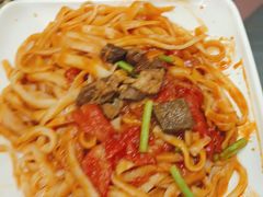 茄汁牛肉炒面-晋爱面大同刀削面(白纸坊店)