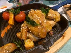 花开果香烤鸡-蜜桃花开·中西融合菜E&W(南长街店)