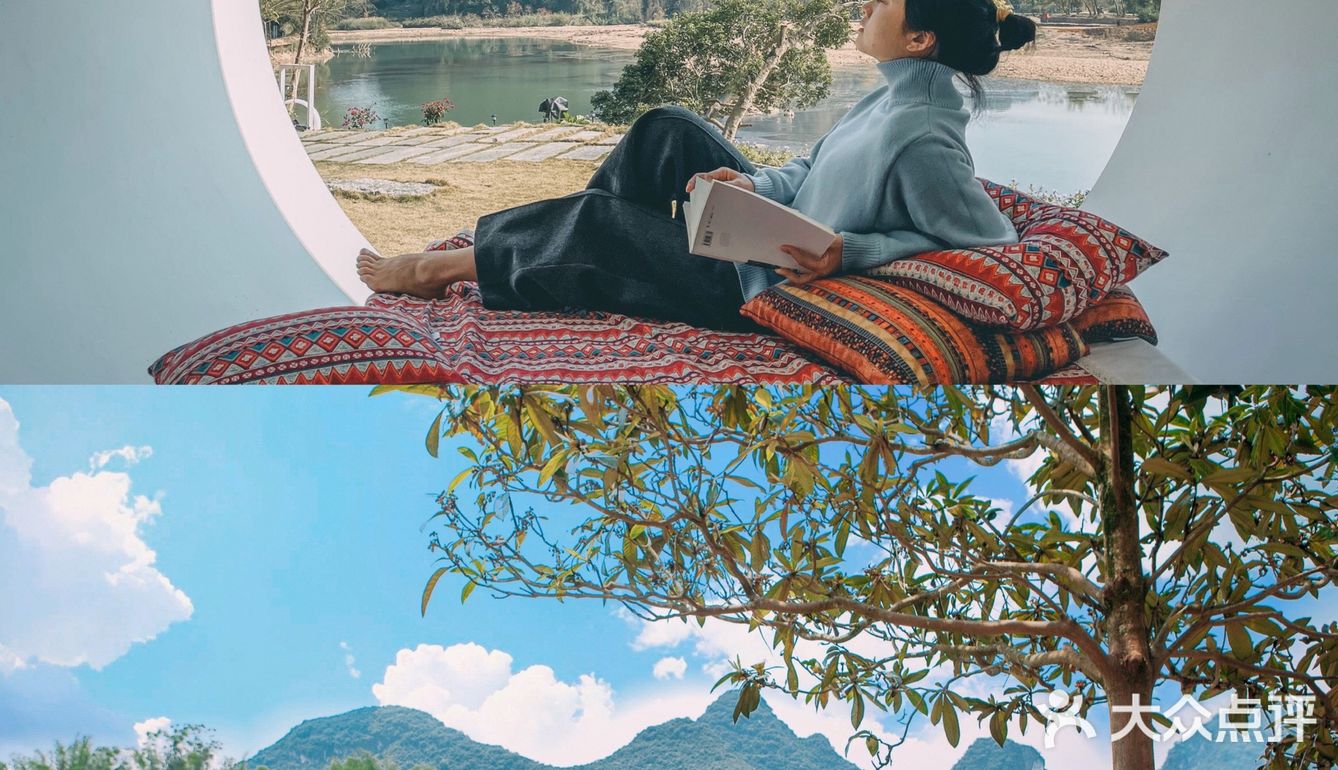 阳朔亲子酒店🌲遇龙河边 4000米花园庭院 | 民宿亲子必住