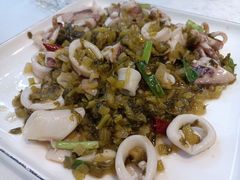 酸菜炒鱿鱼-温岭人家(红花北路店)