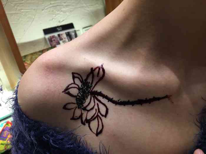 赋美印度海娜手绘纹身中贸广场店