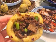 杂粮菌菇牛肉粒-小吊梨汤·北京菜(香山店)