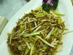 蒜黄爆鸡丝-西兰轩清真菜馆(北顺城街店)