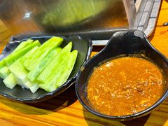 水果萝卜沾鸡蛋酱-丹东特色烤肉(学府路一部店)