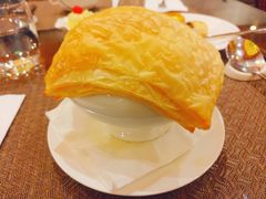 酥皮法式蘑菇汤-大佛寺高级素食自助餐厅