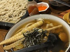 滑子笋尖乌冬面-纹兵卫手打荞麦面日料(虹桥本店)