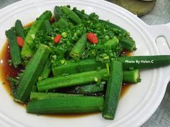 白灼秋葵-星龙海鲜(望江东路店)