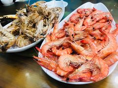 白灼基围虾-三亚老渔民海鲜店