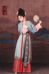 -后宫·古装汉服京剧儿童亲子全家福摄影