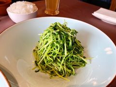 清炒豌豆苗-羲和雅苑•北京烤鸭(平安国际金融中心店)