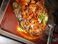 -探鱼·鲜青椒爽麻烤鱼(西南商都店)