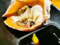 白灼海螺沾酱油芥末-丹东特色烤肉(学府路一部店)