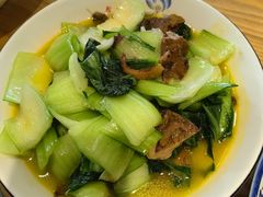 蕈油烧的青菜-得意楼蒸菜馆