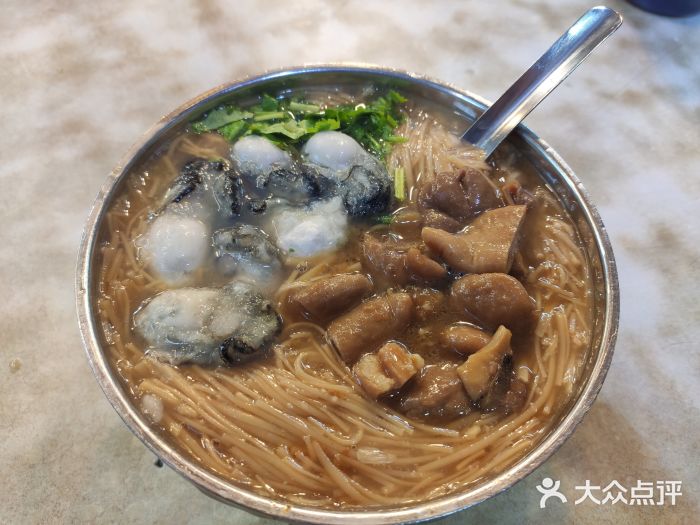 阿川蚵仔面线图片