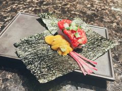 海胆生牛肉手卷-老乾杯和牛烧肉(王府中环店)