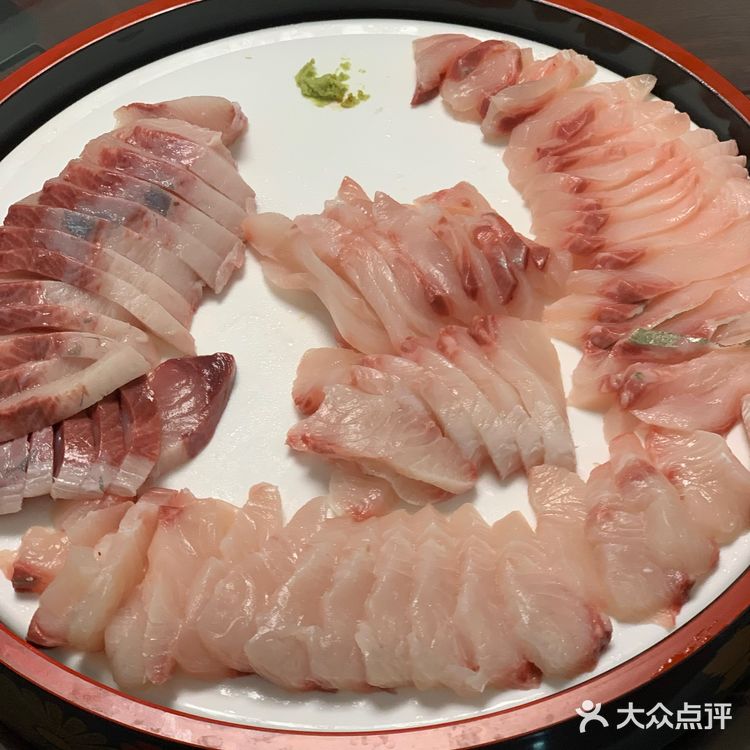 池魚王,鰤魚和將軍甲 整魚分解 刺身