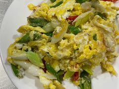 青椒炒鸡蛋-三洋烧烤砂锅(东方红商业街店)