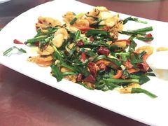 韭菜炒河虾-木垒1号庭院