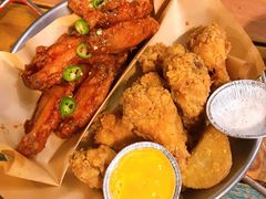 炸鸡翅一半一半-富乐满韩国正宗炸鸡韩国料理(虹泉路店)