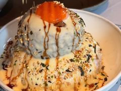 奶酪芝士瀑布汉堡饭-和牛食堂•BISTRO(广州首店)