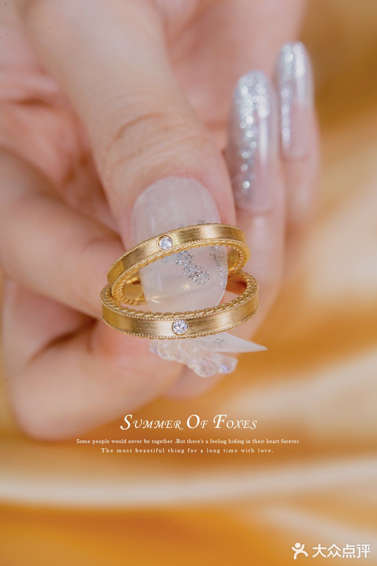 成都对戒💍看到这款对戒，我想找个对象了