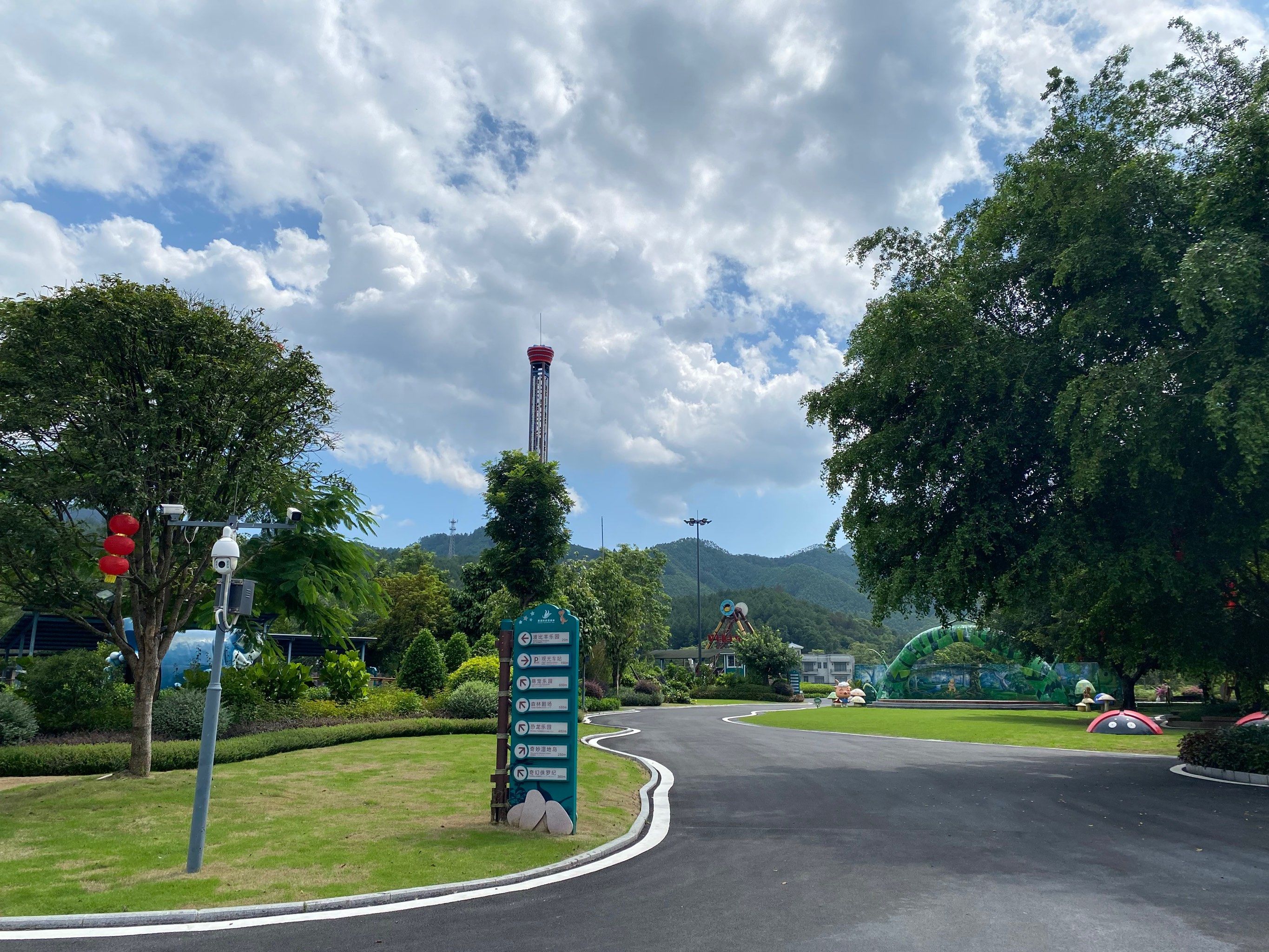 0元玩转这座城环境大地方好,里面游乐场很多东西可以玩