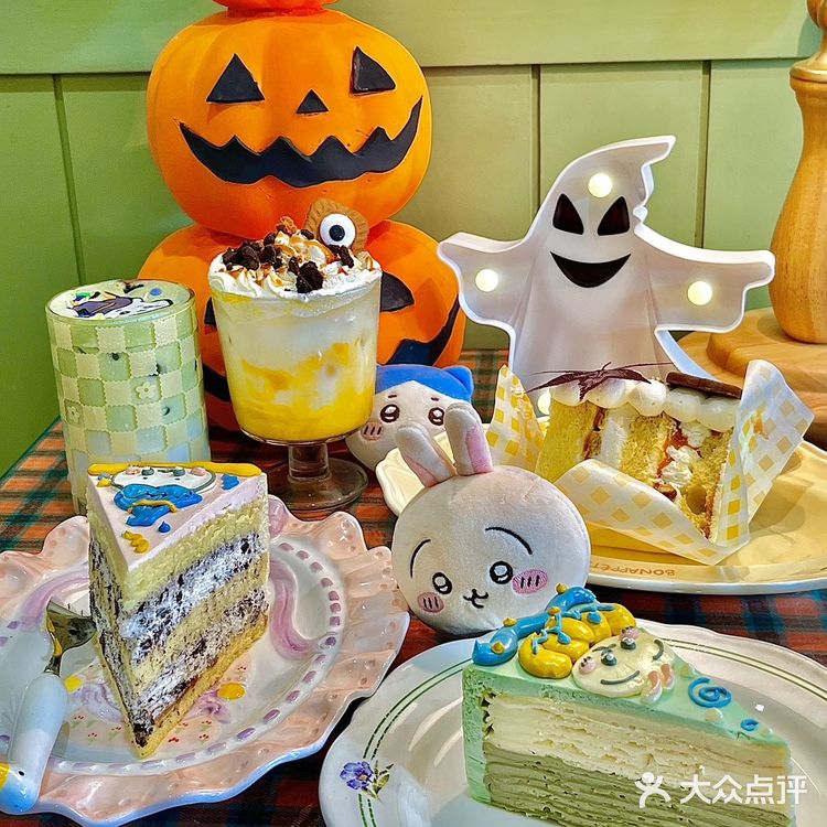 这家甜品店将我的万圣节氛围感拉满🤩