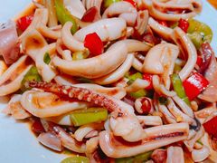 鱿鱼炒尖椒-阿军排档·烧烤