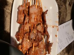 烤黑毛猪五花肉-猪啊牛呀羊啊铜盘烤肉(正大广场店)