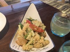 孜然花菜爆五花肉-维纳斯酒店-忆咖啡观景餐厅(象山公园店)