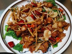 傣家薄荷炸鸡脆骨-滇越乘象云南餐厅(豆各庄店)