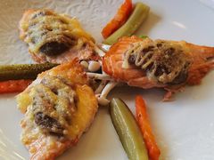 蘑菇烤虹鳟鱼-莫斯科餐厅