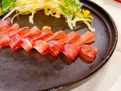 三年金钱火腿配大理手撕乳扇-泓0871臻选云南菜·味庄
