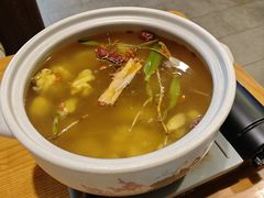 五指毛桃石橄榄鸡煲-金龙·打边炉(南京西路店)