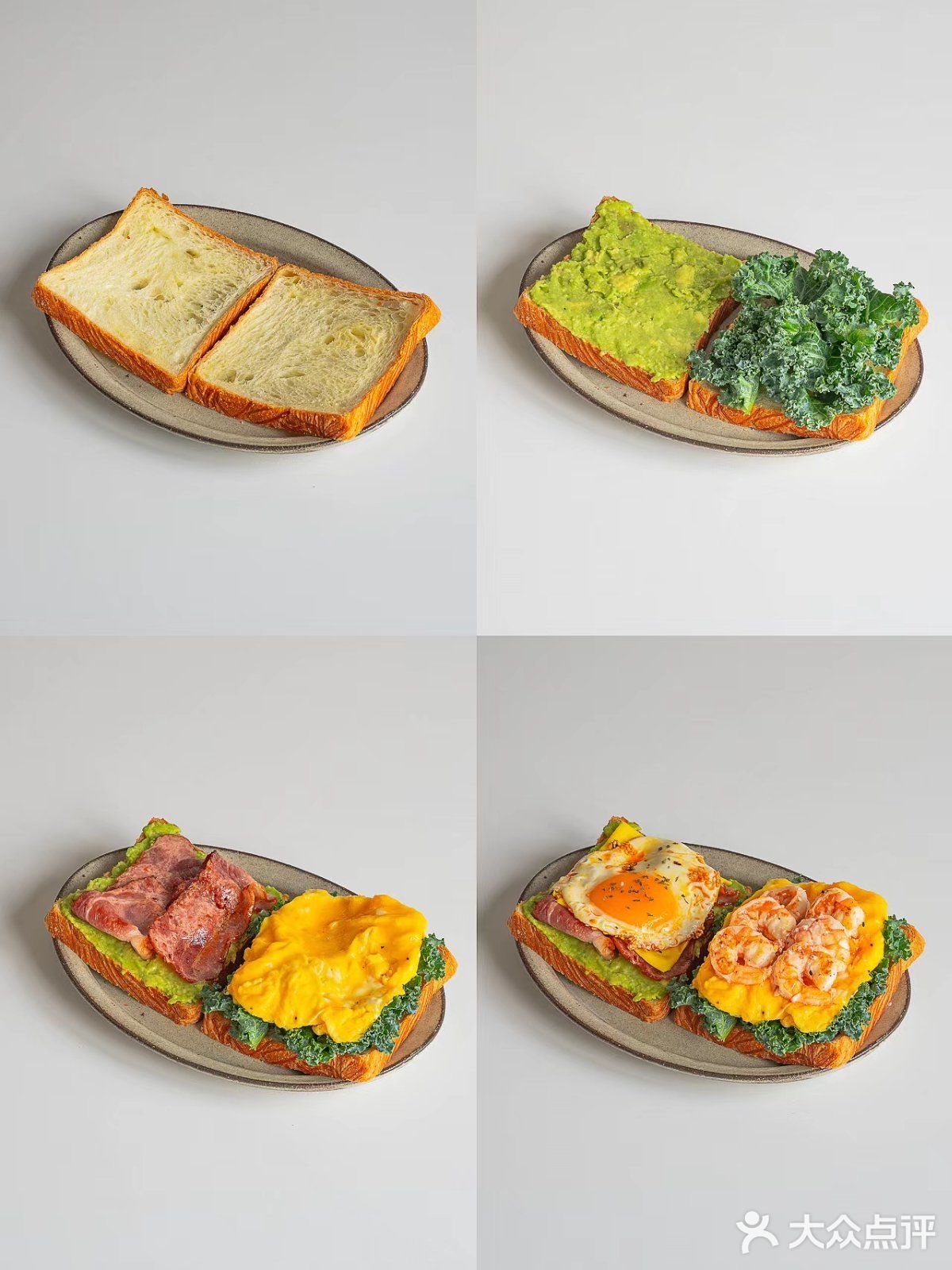 brunch🍴双拼开放式三明治&热拿铁