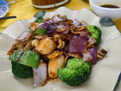 青椒鱿鱼-肥姐美食(同福中路店)