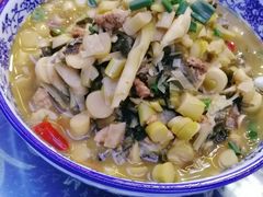野笋炒雪菜肉沫-国生茶庄·地道农家菜团建活动
