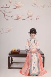 -后宫·古装汉服京剧儿童亲子全家福摄影