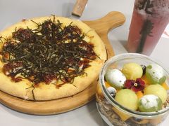 蒲烧鳗鱼披萨-公园北鹿·铃兰餐厅(齐盛湖店)