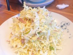 高山菜心拌拆骨肉-四季民福烤鸭店(前门廊房二条店)