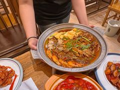 -东来菜馆•手抓海鲜家常菜•海鲜锅贴(鸽子窝店)