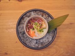 金枪鱼温泉蛋-Hatsune隐泉日式料理(SKP店)