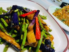 紫苏豆角炒茄子-嘉缤苑